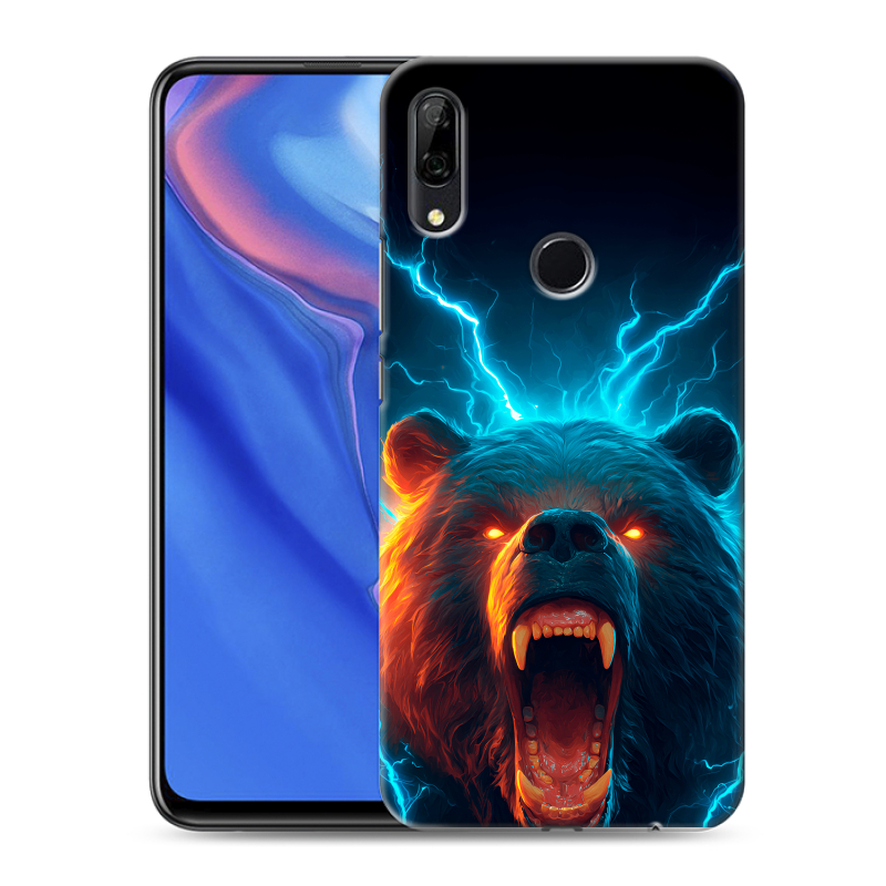Пластиковый чехол на Huawei P Smart Z с принтом Медведь Пластиковый чехол на Huawei P Smart Z с принтом Медведь