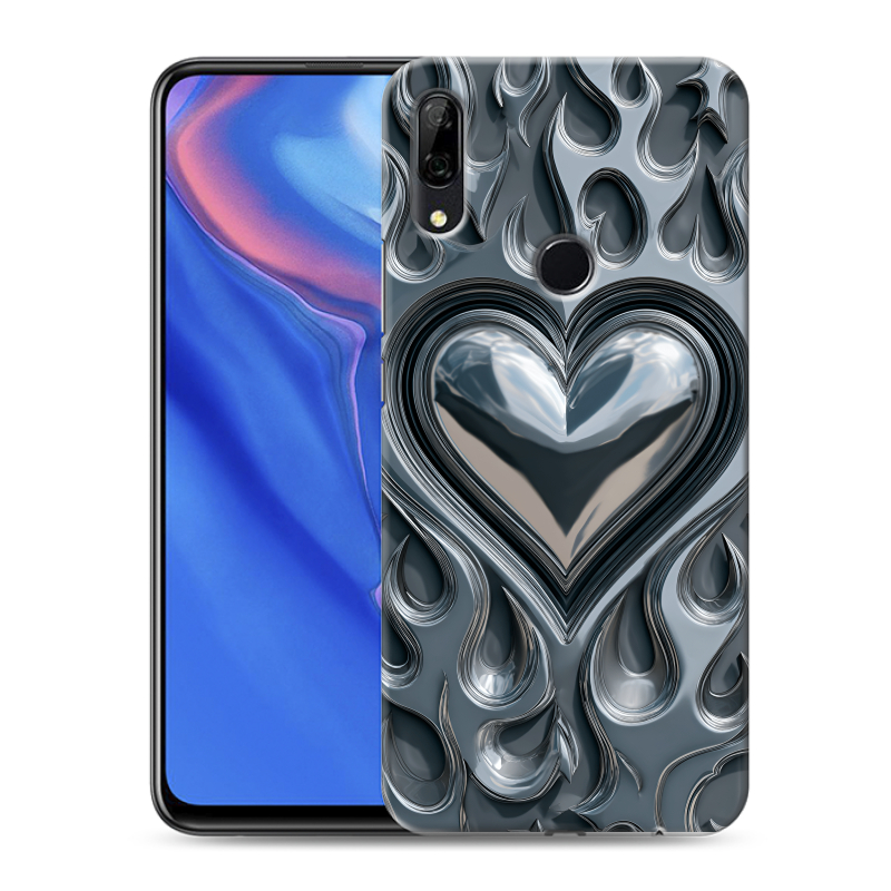 Силиконовый противоударный чехол на Huawei P Smart Z с принтом Y2K Силиконовый противоударный чехол на Huawei P Smart Z с принтом Y2K