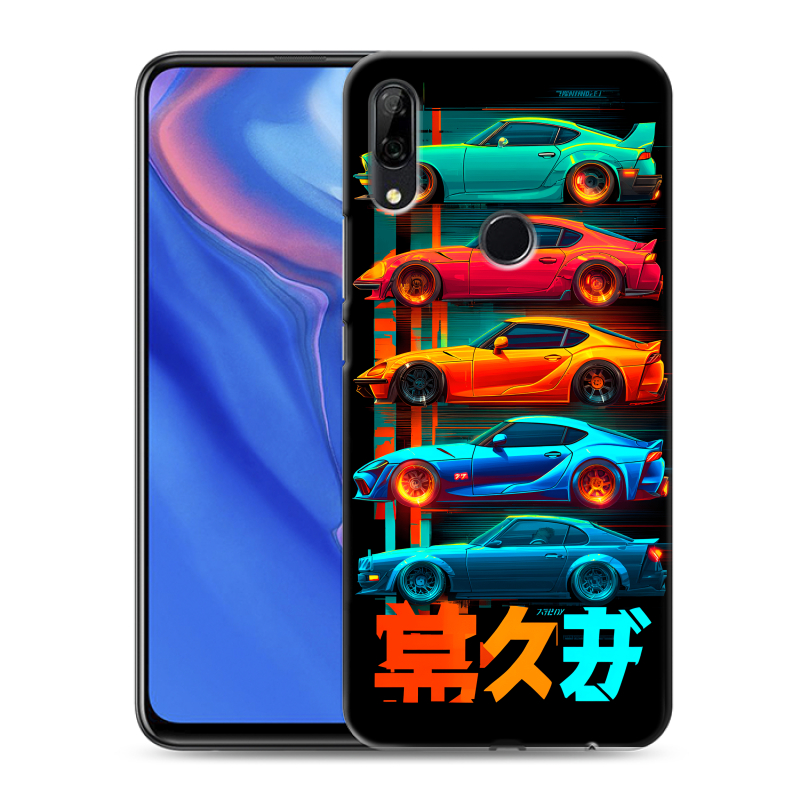 Силиконовый противоударный чехол на Huawei P Smart Z с принтом машины тачки Силиконовый противоударный чехол на Huawei P Smart Z с принтом машины тачки