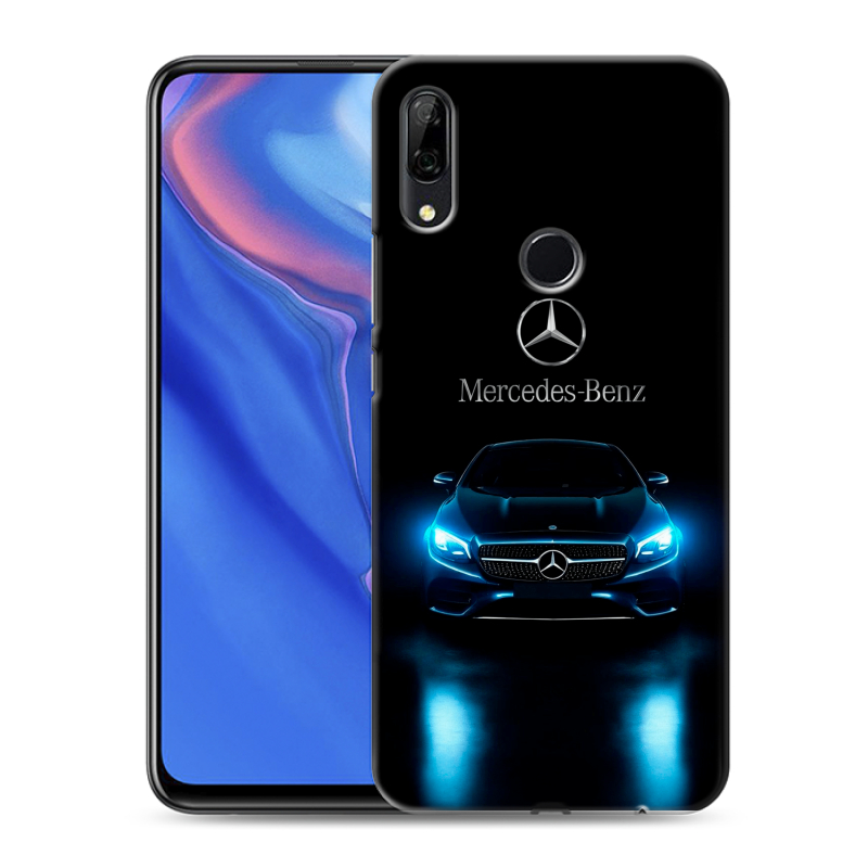 Силиконовый противоударный чехол на Huawei P Smart Z с принтом Mercedes Мерседес Силиконовый противоударный чехол на Huawei P Smart Z с принтом Mercedes Мерседес