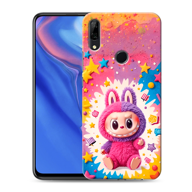 Пластиковый чехол на Huawei P Smart Z с принтом Labubu Лабубу Пластиковый чехол на Huawei P Smart Z с принтом Labubu Лабубу