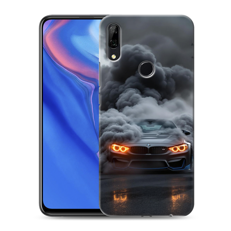 Пластиковый чехол на Huawei P Smart Z с принтом BMW БМВ Пластиковый чехол на Huawei P Smart Z с принтом BMW БМВ