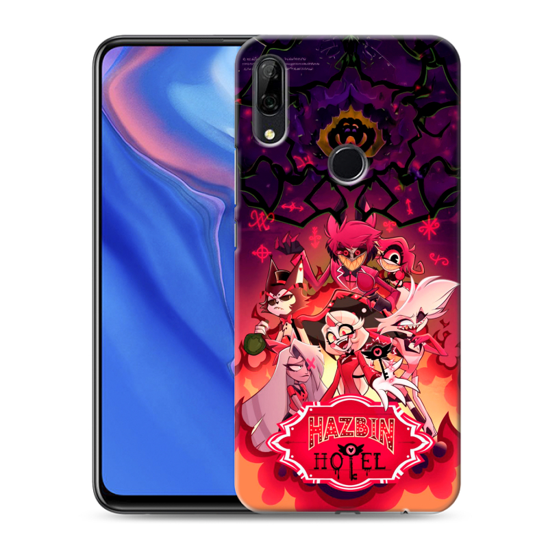 Пластиковый чехол на Huawei P Smart Z с принтом Hazbin Hotel Отель Хазбин Пластиковый чехол на Huawei P Smart Z с принтом Hazbin Hotel Отель Хазбин