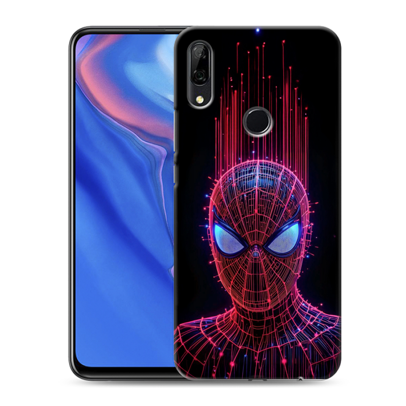 Пластиковый чехол на Huawei P Smart Z с принтом Spiderman Человек паук Пластиковый чехол на Huawei P Smart Z с принтом Spiderman Человек паук