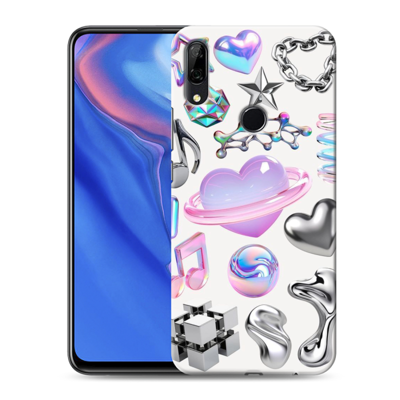 Пластиковый чехол на Huawei P Smart Z с принтом Y2K Пластиковый чехол на Huawei P Smart Z с принтом Y2K