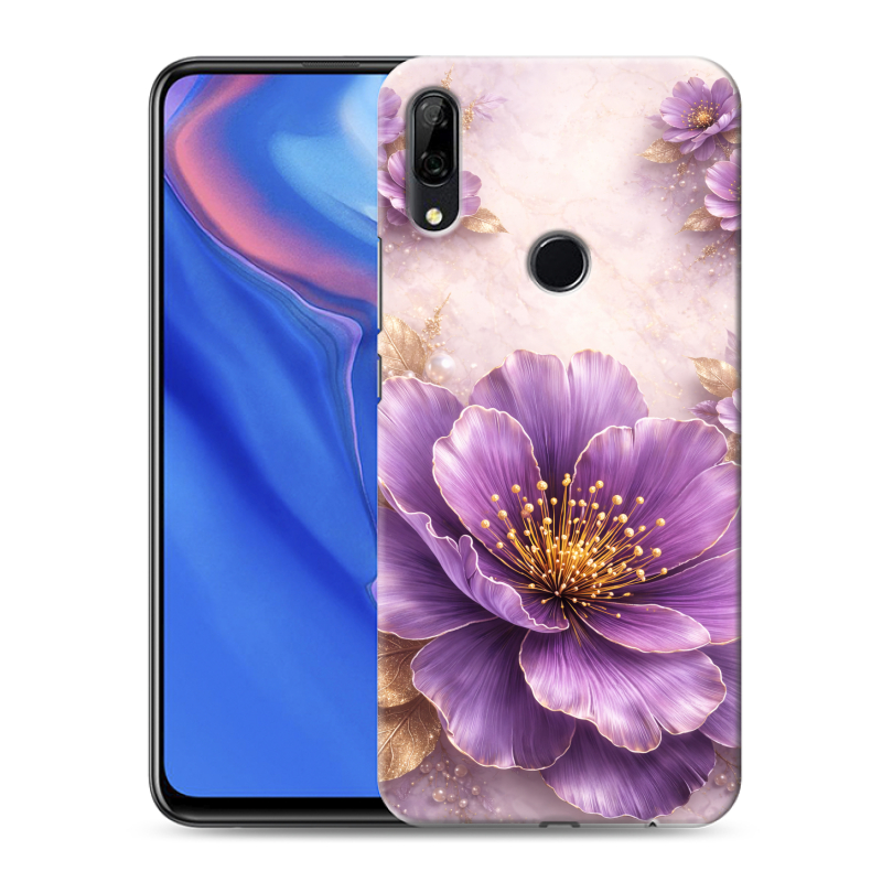Силиконовый противоударный чехол на Huawei P Smart Z с принтом женский Силиконовый противоударный чехол на Huawei P Smart Z с принтом женский