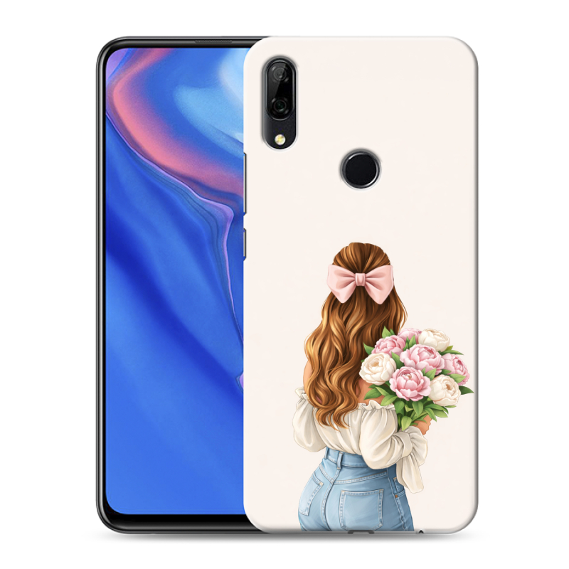 Пластиковый чехол на Huawei P Smart Z с принтом женский Пластиковый чехол на Huawei P Smart Z с принтом женский