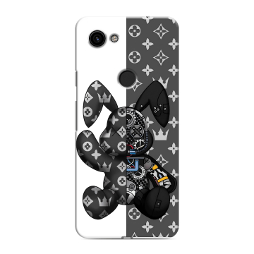 Пластиковый чехол на Google Pixel 3a с принтом Луи робот Пластиковый чехол на Google Pixel 3a с принтом Луи робот