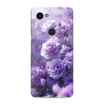 Пластиковый чехол на Google Pixel 3a с принтом Розы цветы Пластиковый чехол на Google Pixel 3a с принтом Розы цветы