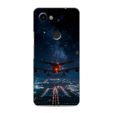 Пластиковый чехол на Google Pixel 3a с принтом самолет Пластиковый чехол на Google Pixel 3a с принтом самолет