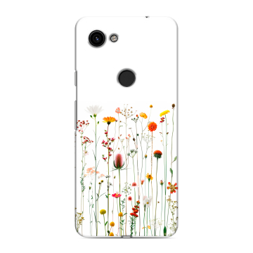 Пластиковый чехол на Google Pixel 3a с принтом цветы Пластиковый чехол на Google Pixel 3a с принтом цветы
