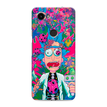 Пластиковый чехол на Google Pixel 3a с принтом Рик и Морти Rick Morty Пластиковый чехол на Google Pixel 3a с принтом Рик и Морти Rick Morty