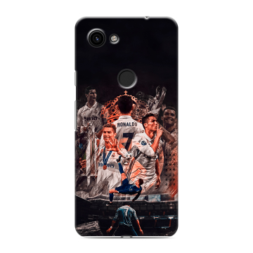 Пластиковый чехол на Google Pixel 3a с принтом Реал Роналдо Real Ronaldo Пластиковый чехол на Google Pixel 3a с принтом Реал Роналдо Real Ronaldo