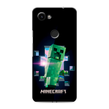 Пластиковый чехол на Google Pixel 3a с принтом Майнкрафт Minecraft Пластиковый чехол на Google Pixel 3a с принтом Майнкрафт Minecraft