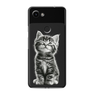 Пластиковый чехол на Google Pixel 3a с принтом Котенок Пластиковый чехол на Google Pixel 3a с принтом Котенок