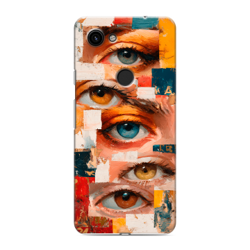 Пластиковый чехол на Google Pixel 3a с принтом Модный принт