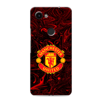 Пластиковый чехол на Google Pixel 3a с принтом Manchester United