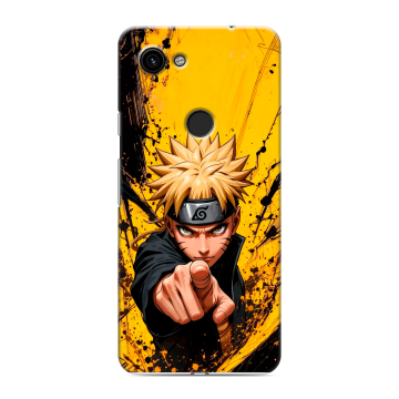 Пластиковый чехол на Google Pixel 3a с принтом Naruto Наруто Пластиковый чехол на Google Pixel 3a с принтом Naruto Наруто
