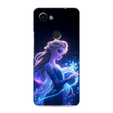 Пластиковый чехол на Google Pixel 3a с принтом Холодное сердце Frozen Пластиковый чехол на Google Pixel 3a с принтом Холодное сердце Frozen