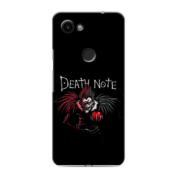 Пластиковый чехол на Google Pixel 3a с принтом Death note Тетрадь смерти