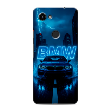 Пластиковый чехол на Google Pixel 3a с принтом BMW БМВ Пластиковый чехол на Google Pixel 3a с принтом BMW БМВ