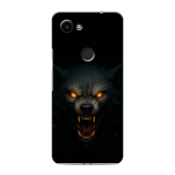 Пластиковый чехол на Google Pixel 3a с принтом Волк