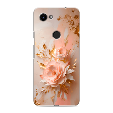 Пластиковый чехол на Google Pixel 3a с принтом женский