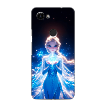 Пластиковый чехол на Google Pixel 3a с принтом Холодное сердце Frozen Пластиковый чехол на Google Pixel 3a с принтом Холодное сердце Frozen
