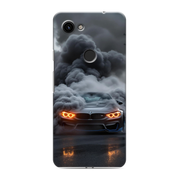 Пластиковый чехол на Google Pixel 3a с принтом BMW БМВ Пластиковый чехол на Google Pixel 3a с принтом BMW БМВ