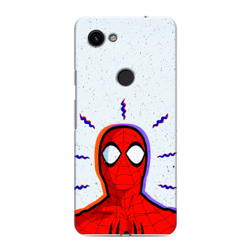 Пластиковый чехол на Google Pixel 3a с принтом Spiderman Человек паук