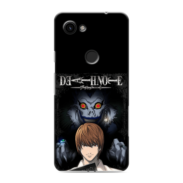 Пластиковый чехол на Google Pixel 3a с принтом Death note Тетрадь смерти