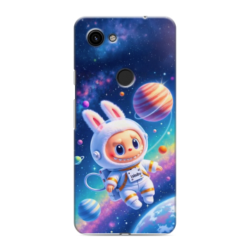 Пластиковый чехол на Google Pixel 3a с принтом Labubu Лабубу Пластиковый чехол на Google Pixel 3a с принтом Labubu Лабубу