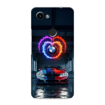 Пластиковый чехол на Google Pixel 3a с принтом BMW БМВ Пластиковый чехол на Google Pixel 3a с принтом BMW БМВ