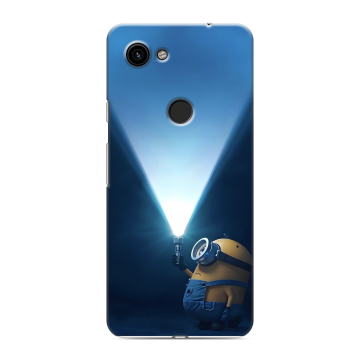 Пластиковый чехол на Google Pixel 3a с принтом Миньоны Пластиковый чехол на Google Pixel 3a с принтом Миньоны