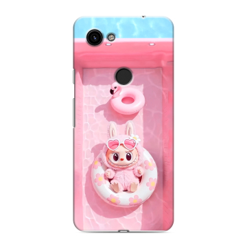 Пластиковый чехол на Google Pixel 3a с принтом Labubu Лабубу Пластиковый чехол на Google Pixel 3a с принтом Labubu Лабубу