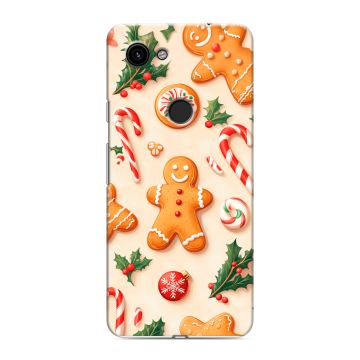 Пластиковый чехол на Google Pixel 3a с принтом Новый год