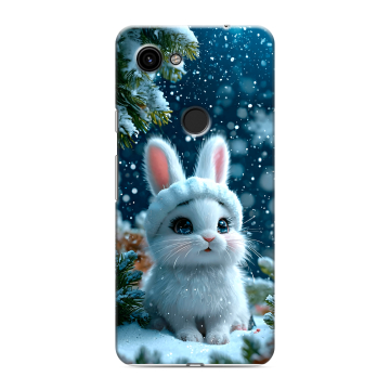 Пластиковый чехол на Google Pixel 3a с принтом Новый год