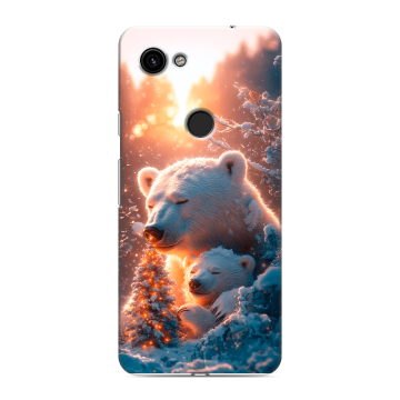 Пластиковый чехол на Google Pixel 3a с принтом Новый год Пластиковый чехол на Google Pixel 3a с принтом Новый год