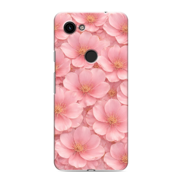 Пластиковый чехол на Google Pixel 3a с принтом женский