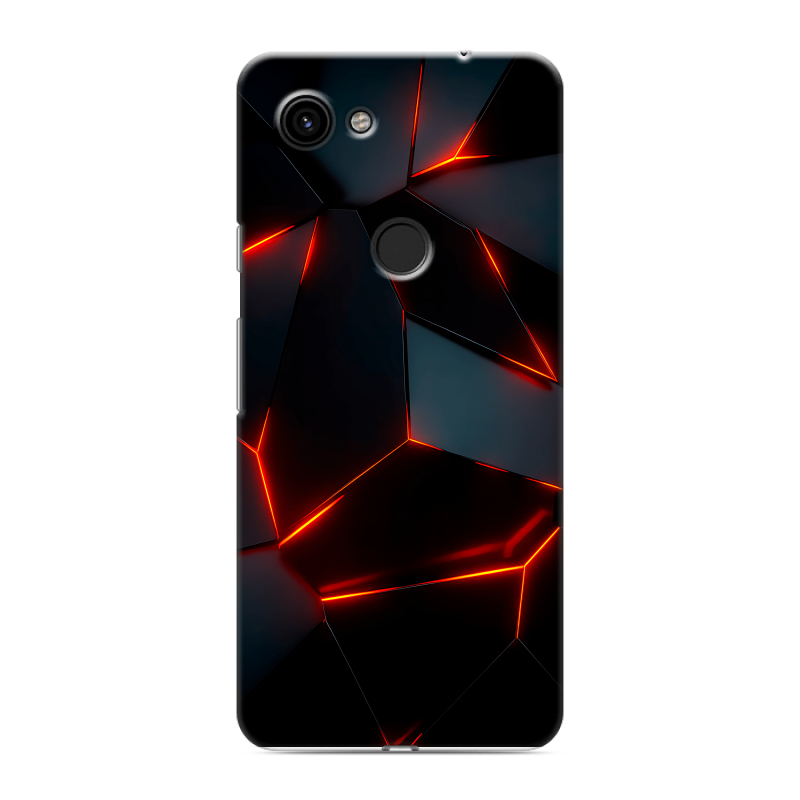 Пластиковый чехол на Google Pixel 3a с принтом Яркие абстракции Пластиковый чехол на Google Pixel 3a с принтом Яркие абстракции