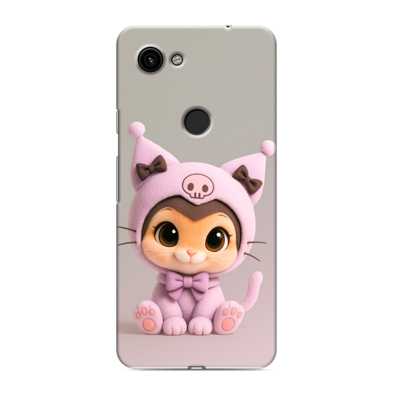 Пластиковый чехол на Google Pixel 3a с принтом Куроми Kuromi Пластиковый чехол на Google Pixel 3a с принтом Куроми Kuromi