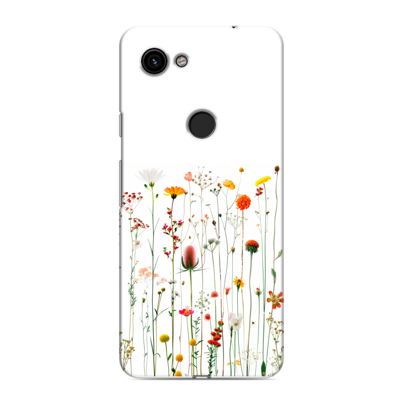Пластиковый чехол на Google Pixel 3a с принтом цветы Пластиковый чехол на Google Pixel 3a с принтом цветы