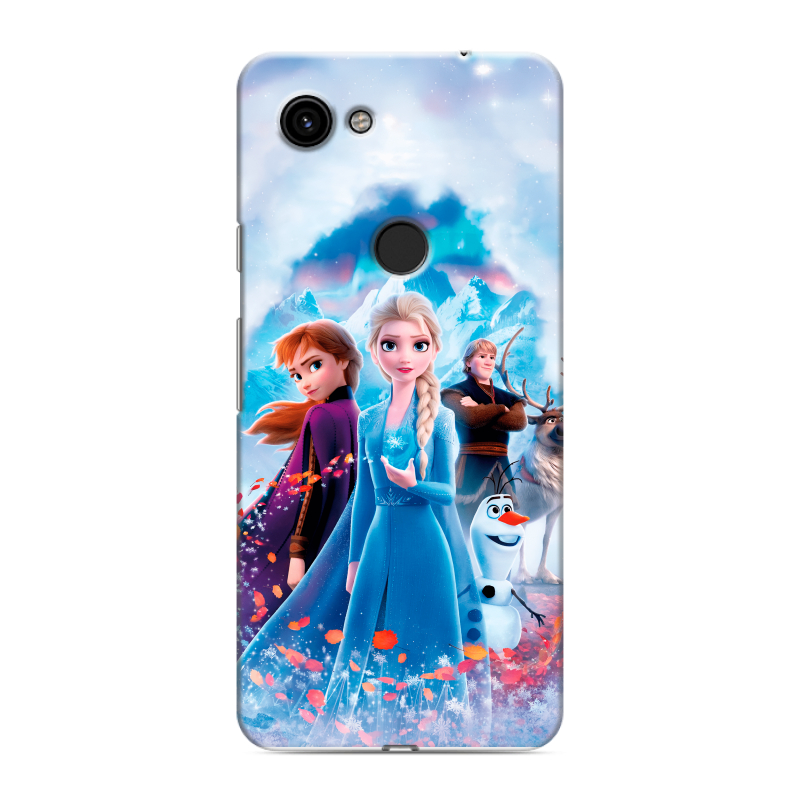 Пластиковый чехол на Google Pixel 3a с принтом Холодное сердце Frozen Пластиковый чехол на Google Pixel 3a с принтом Холодное сердце Frozen