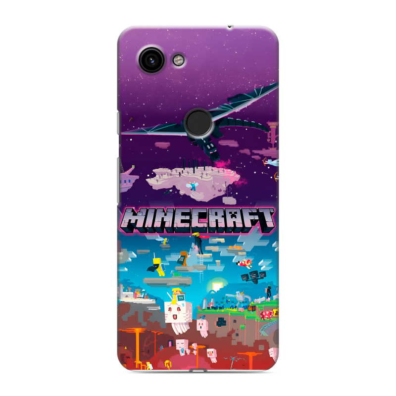 Пластиковый чехол на Google Pixel 3a с принтом Майнкрафт Minecraft Пластиковый чехол на Google Pixel 3a с принтом Майнкрафт Minecraft
