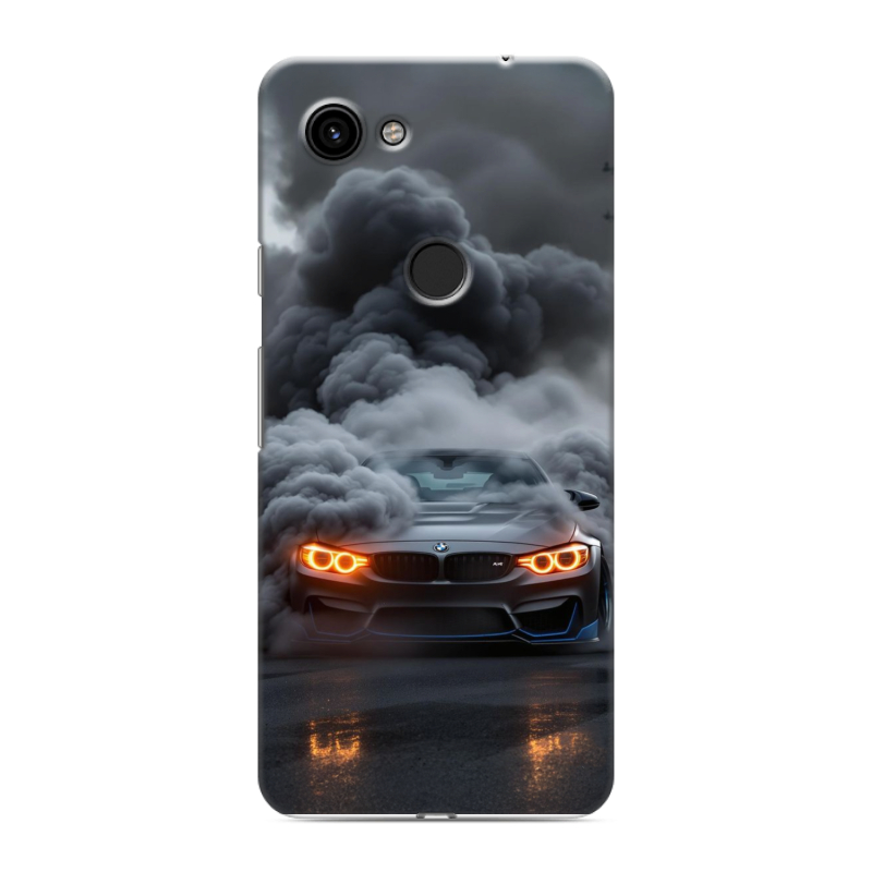 Пластиковый чехол на Google Pixel 3a с принтом BMW БМВ Пластиковый чехол на Google Pixel 3a с принтом BMW БМВ