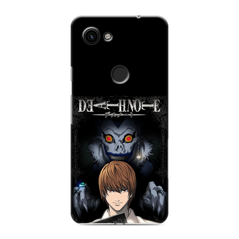 Пластиковый чехол на Google Pixel 3a с принтом Death note Тетрадь смерти Пластиковый чехол на Google Pixel 3a с принтом Death note Тетрадь смерти