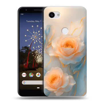 Пластиковый чехол на Google Pixel 3a XL с принтом Женский