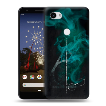 Пластиковый чехол на Google Pixel 3a XL с принтом Гарри Поттер Harry Potter