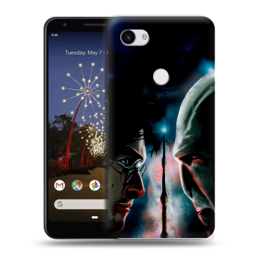 Пластиковый чехол на Google Pixel 3a XL с принтом Гарри Поттер Harry Potter