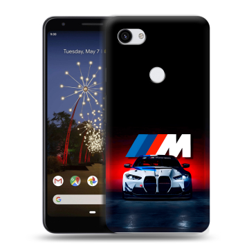 Пластиковый чехол на Google Pixel 3a XL с принтом БМВ BMW Пластиковый чехол на Google Pixel 3a XL с принтом БМВ BMW